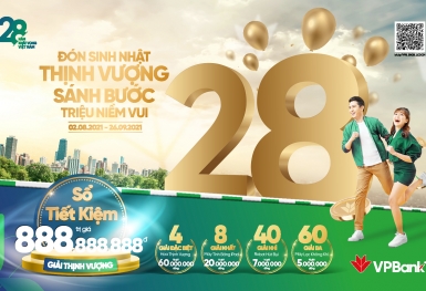 Cơ hội nhận hàng ngàn quà tặng giá trị khi 'đón sinh nhật Thịnh vượng' cùng VPBank