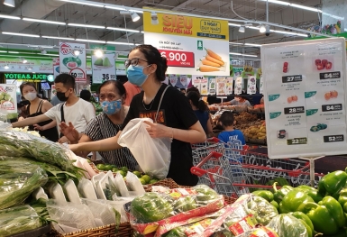 Chỉ số giá tiêu dùng tháng 8 tăng nhẹ