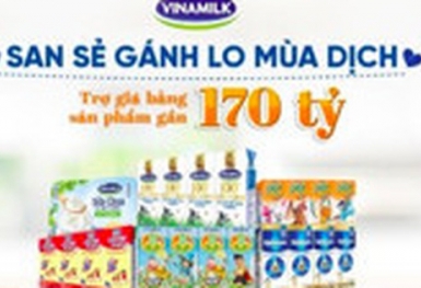 San sẻ khó khăn mùa dịch, Vinamilk trao 45.000 phần quà dinh dưỡng và nhiều hỗ trợ khác