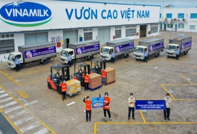 Vinamilk ủng hộ thêm 5 tỷ đồng sản phẩm và thiết bị y tế cho các trung tâm hồi sức tích cực và bệnh viện tuyến đầu