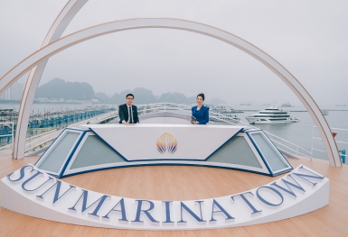 Show trình diễn 'Không – Thủy – Bộ' tại dự án Sun Marina Town
