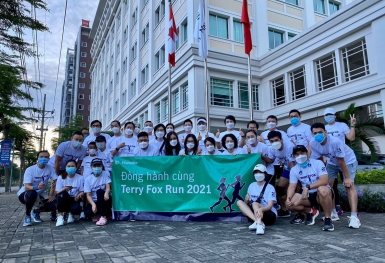 Manulife Việt Nam tiếp tục đồng hành cùng sự kiện chạy ảo Terry Fox Run 2021