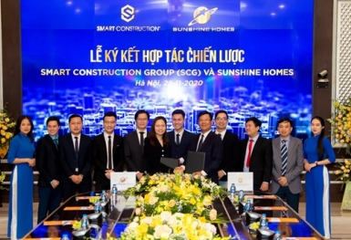 Smart Construction Group (SCG) ký hợp tác chiến lược với Sunshine Homes