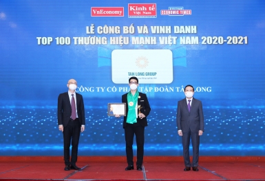 Tập đoàn Tân Long được vinh danh trong Top 100 thương hiệu mạnh Việt Nam