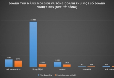 'So găng' các doanh nghiệp môi giới bất động sản: Cenland bị các 'ông lớn' cùng ngành bỏ xa