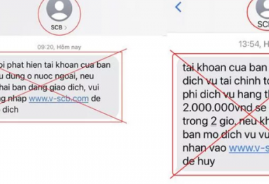 Thêm ngân hàng cảnh báo tin nhắn mạo danh nhằm chiếm đoạt tiền của khách hàng