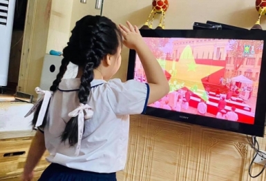 Loạt ảnh về lễ khai giảng trực tuyến đặc biệt