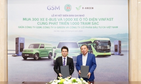 Xanh SM, V-Green và CK Việt Nam hợp tác “Điện hóa giao thông” Nghệ An