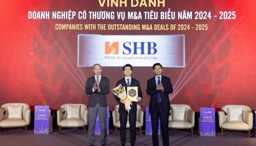 SHB được vinh danh “Doanh nghiệp có thương vụ M&A tiêu biểu  năm 2024-2025”