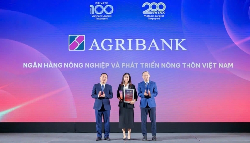 Agribank lọt Top 20 doanh nghiệp nộp ngân sách lớn nhất Việt Nam 2025