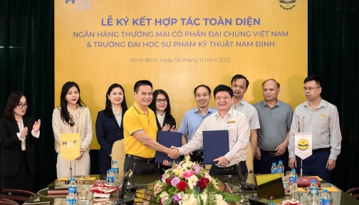 PVcomBank ký kết hợp tác cùng Trường Đại học Sư phạm Kỹ thuật Nam Định