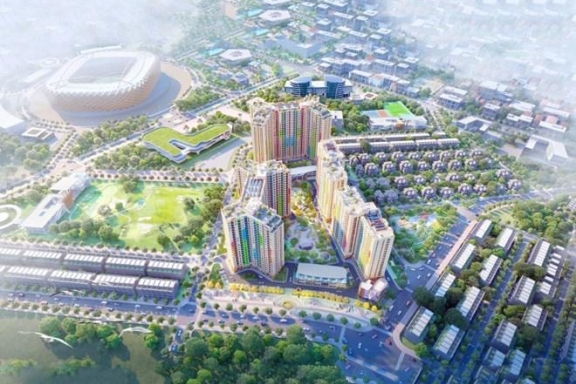 Dự án NƠXH hơn 2.000 tỷ đồng tại Lào Cai: Golden Square bứt tốc nhờ hậu thuẫn từ hệ sinh thái Alphanam