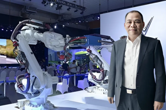 Tỷ phú Phạm Nhật Vượng bước vào sân chơi robot: Sắp sản xuất người máy 'Made in Vietnam' đầu tiên