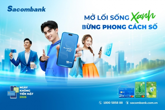 Sacombank đồng hành cùng “Ngày không tiền mặt 2025' góp phần thúc đẩy kinh tế số 
