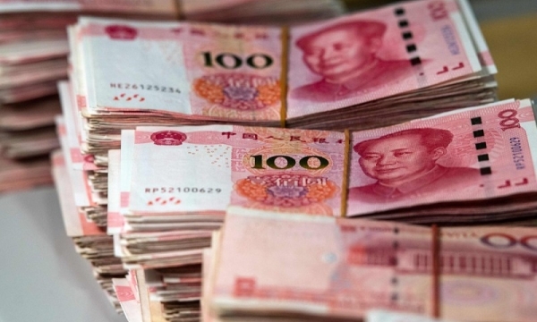 Đồng Nhân dân tệ Trung Quốc giảm xuống mức thấp nhất trong 14 năm