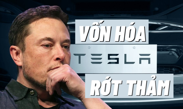 Elon Musk mải mê với Twitter, vốn hóa Tesla giảm thê thảm gần 700 tỷ USD, tương đương 6 lần giá trị Starbucks,12 lần giá...