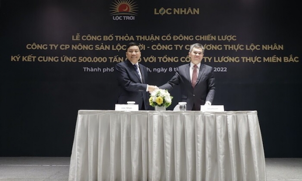 Lộc Trời làm cổ đông chiến lược của công ty có công suất sấy hơn 6.000 tấn lúa/ngày