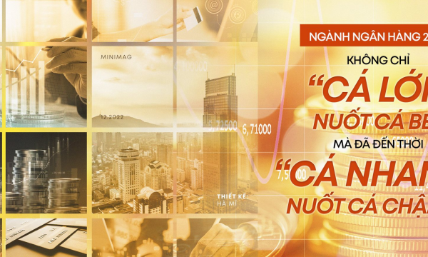 Ngành Ngân hàng 2022: Không chỉ “Cá lớn nuốt cá bé” mà đã đến thời “Cá nhanh nuốt cá chậm”