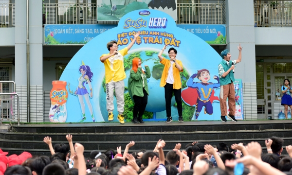 Hoạt động ngoại khóa của Vinamilk giúp trẻ nâng cao nhận thức về môi trường