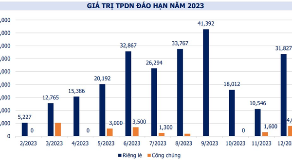 Doanh nghiệp không phát hành mới trái phiếu trong tháng 2, mua lại gần 8,6 nghìn tỷ đồng