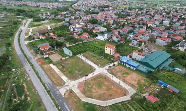 Đông Anh chuẩn bị đấu giá gần 100 lô đất