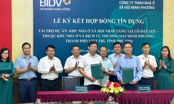 BIDV: Ngân hàng đầu tiên ký hợp đồng tín dụng tài trợ dự án nhà ở xã hội theo Chương trình 120 nghìn tỷ đồng