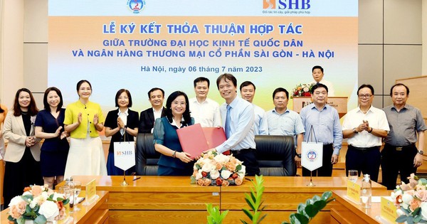 SHB tăng cường hợp tác với Trường Đại học Kinh tế Quốc Dân