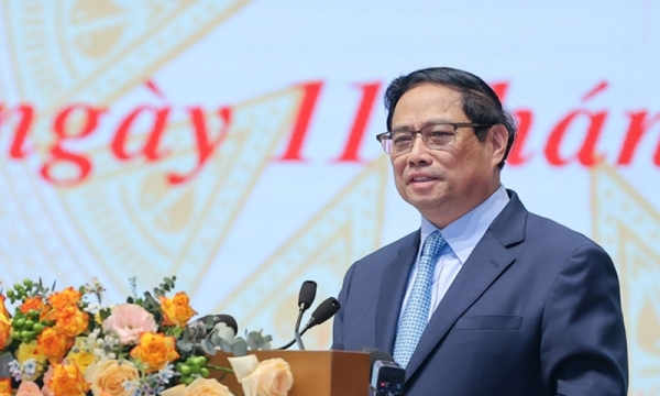 Thủ tướng chủ trì cuộc gặp của Thường trực Chính phủ với đại diện giới doanh nhân Việt Nam