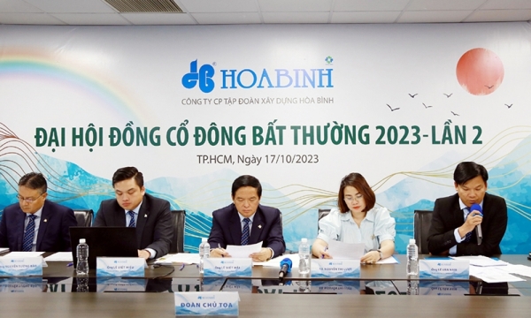 Tập đoàn Hòa Bình: Thông qua phương án phát hành 274 triệu cổ phiếu