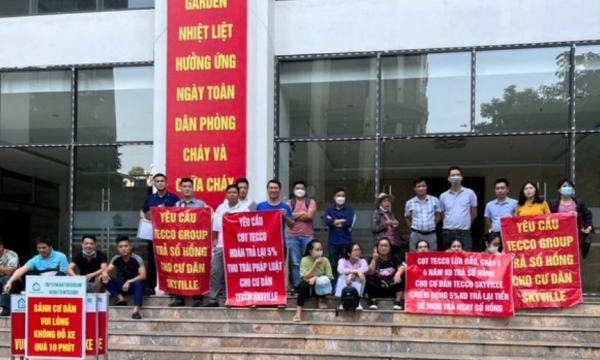 Tin bất động sản ngày 30/10: Vì sao cư dân chung cư Tecco Skyvillen vẫn chưa được sổ hồng?