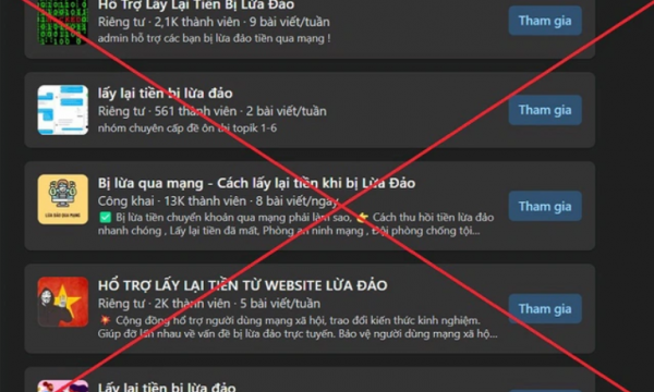 Cảnh báo về “Dịch vụ lấy lại tiền đã bị lừa đảo” trên mạng xã hội