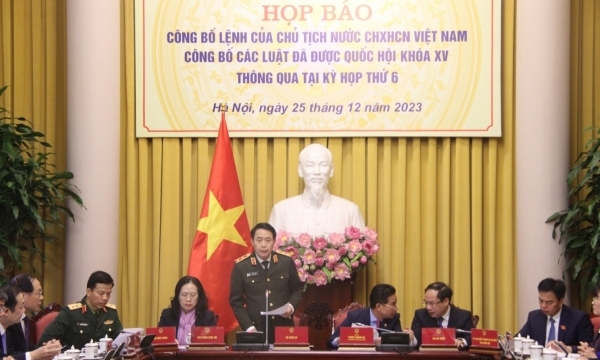 Chính thức công bố 7 luật vừa được Quốc hội thông qua tại kỳ họp thứ 6