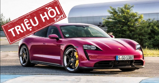 Hệ thống pin không đảm bảo, Porsche Taycan bị triệu hồi tại Việt Nam
