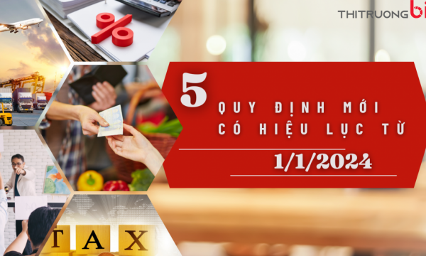 5 quy định mới có hiệu lục từ 1/1/2024 mà ai cũng cần biết