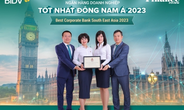 BIDV giữ vững vị trí Ngân hàng SME và Ngân hàng Doanh nghiệp tốt nhất Đông Nam Á