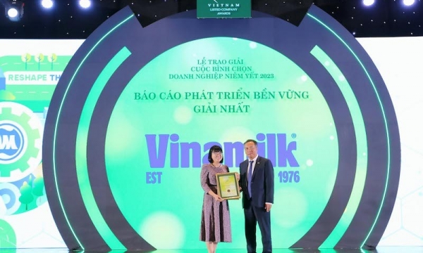 Vinamilk 'bội thu' giải thưởng phát triển bền vững