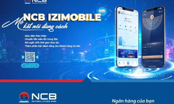 4 bước đơn giản đăng ký dịch vụ chia sẻ biến động số dư trên NCB iziMobile