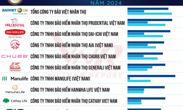 “Sức khoẻ” các Doanh nghiệp Bảo hiểm: Người lên “đỉnh cao”, người về “vực sâu”
