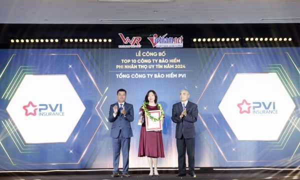 Bảo hiểm PVI dẫn đầu danh sách Top 10 công ty bảo hiểm phi nhân thọ uy tín Việt Nam