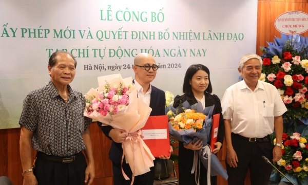Tạp chí Tự động hóa Ngày nay công bố Giấy phép hoạt động mới và Quyết định bổ nhiệm lãnh đạo