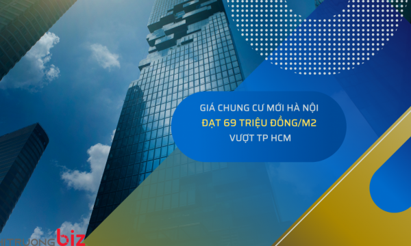 Giá chung cư mới Hà Nội đạt 69 triệu đồng/m2 vượt TP HCM