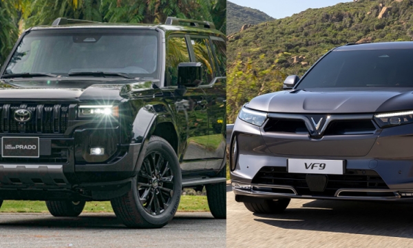 VinFast VF 9 và 'trò hề' Toyota Land Cruiser Prado LC250 với 'bia kèm lạc'