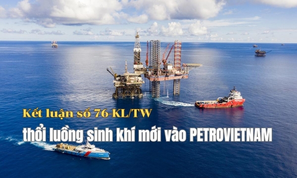 Kết luận số 76-KL/TW thổi luồng sinh khí mới vào PETROVIETNAM