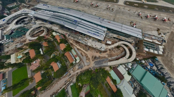 Hình ảnh nhà ga T3 - sân bay Tân Sơn Nhất sau gần 2 năm thi công