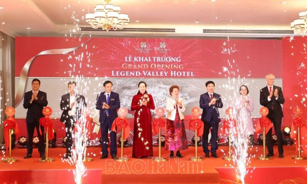 Tập đoàn BRG khai trương Legend Valley Hotel tại Khu phức hợp thể thao Tượng Lĩnh