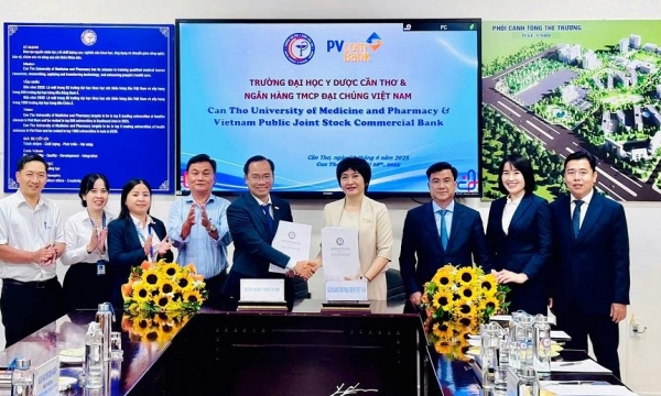 PVcomBank và Trường Đại học Y Dược Cần Thơ ký kết biên bản ghi nhớ hợp tác toàn diện