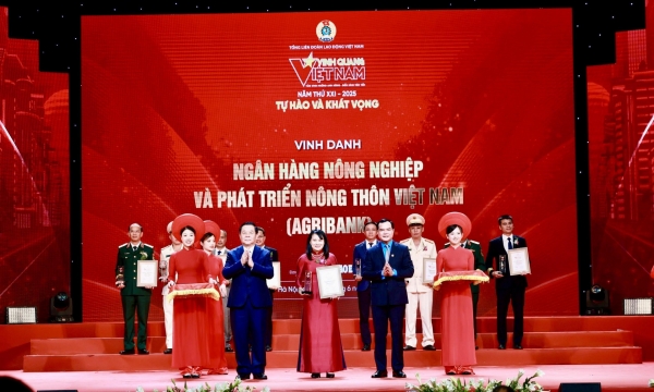 Agribank được vinh danh tại Chương Trình “Vinh Quang Việt Nam” 2025: Khẳng định vị thế trụ cột trong sự nghiệp phát triển “Tam nông”