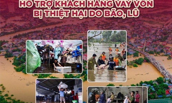 Agribank tiên phong giảm lãi suất, đồng hành cùng khách hàng vượt qua bão lũ