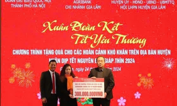 Agribank chung tay vì người nghèo, đối tượng chính sách nhân dịp Xuân Ất Tỵ năm 2025