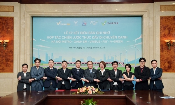 Hà Nội Metro hợp tác với Xanh SM, Vinbus, FGF và V-Green xây dựng mạng lưới giao thông xanh cho Thủ đô
